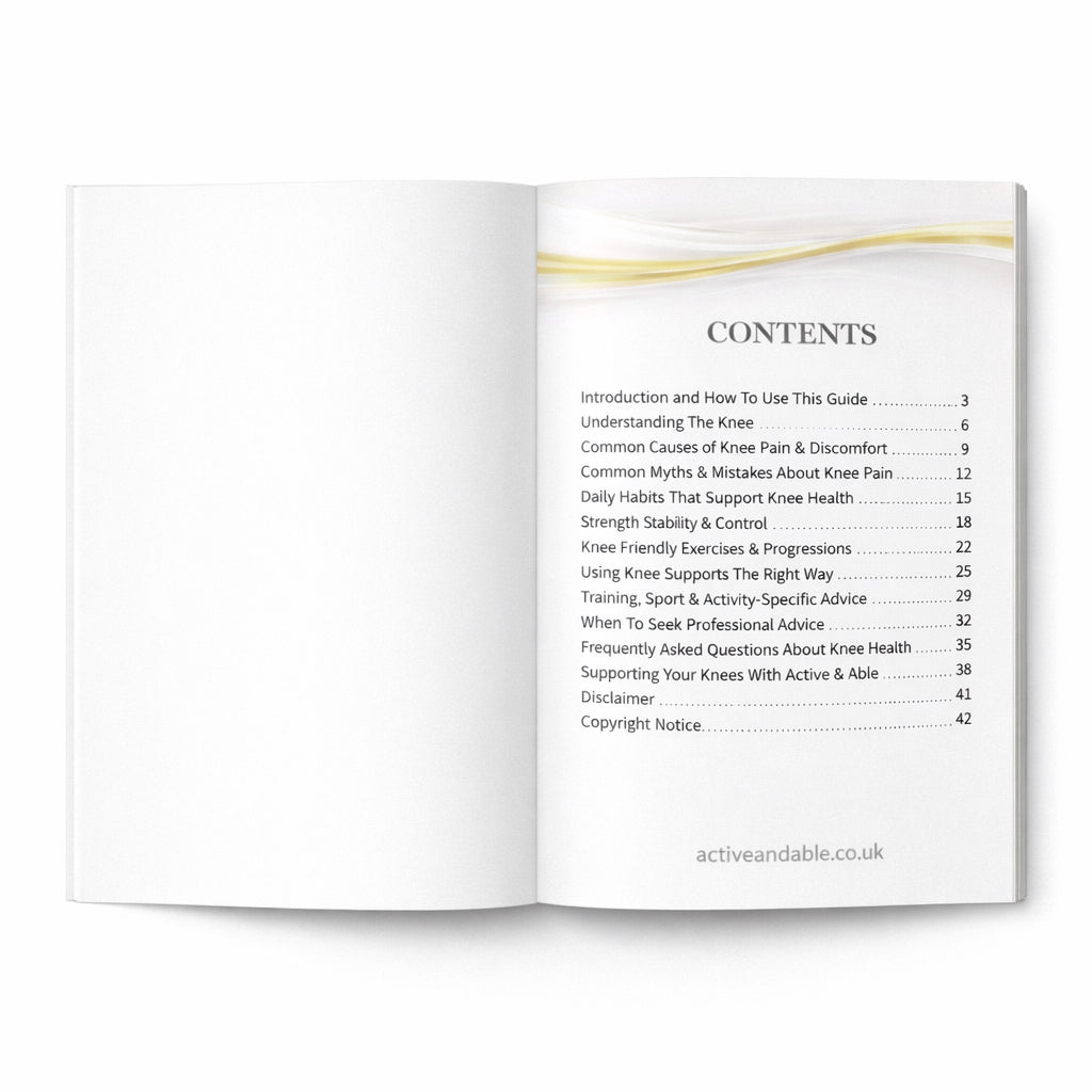 Knee Health Guide (eBook) FREE With Any Order!