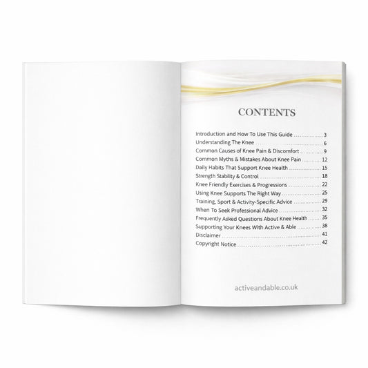 Knee Health Guide (eBook) FREE With Any Order!